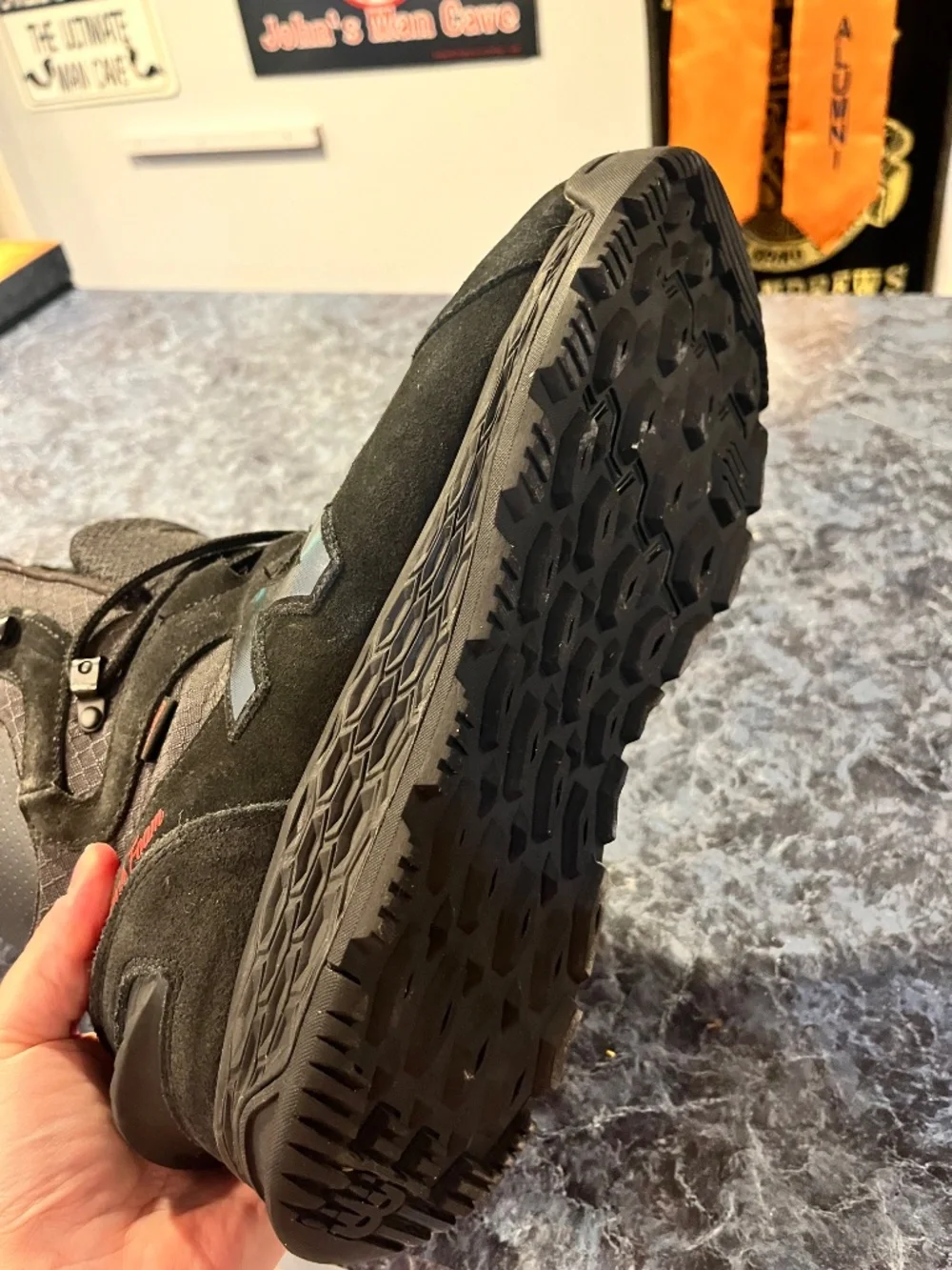 New Balance worn only